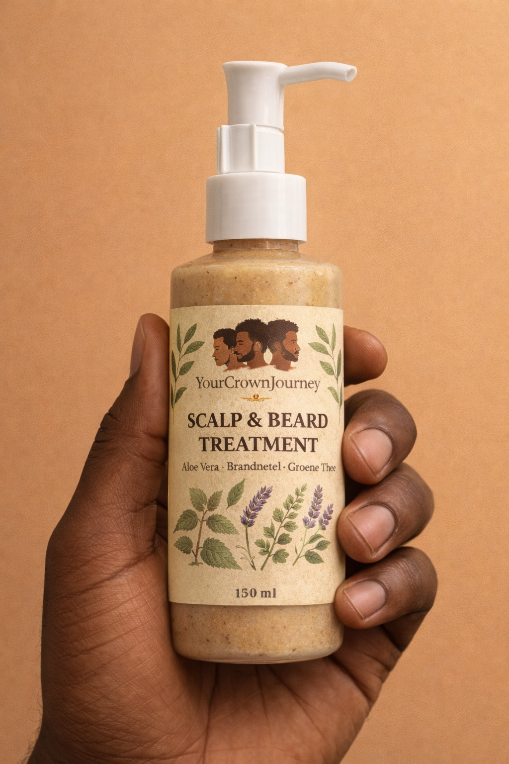 Baard en hoofdhuid serum verzorging voor haargroei en tegen jeuk en schilfers en eczeem voor mannen eczeem gevoelige huid