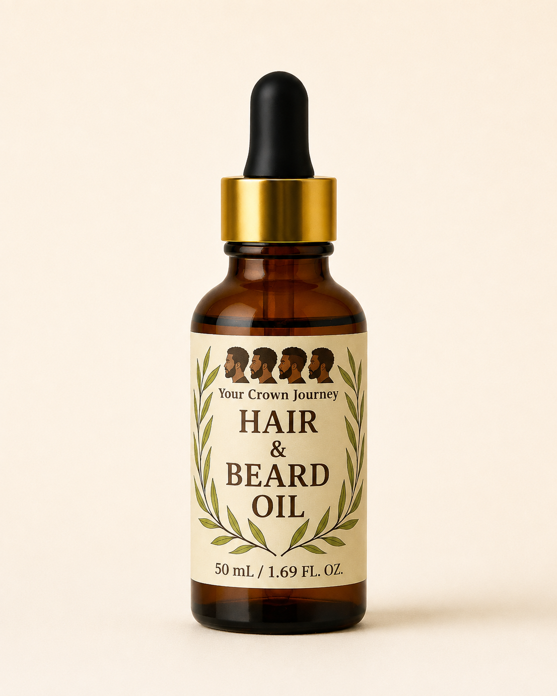 Your Crown Journey Hair & Beard Oil voor mannen – voedende haar- en baardolie