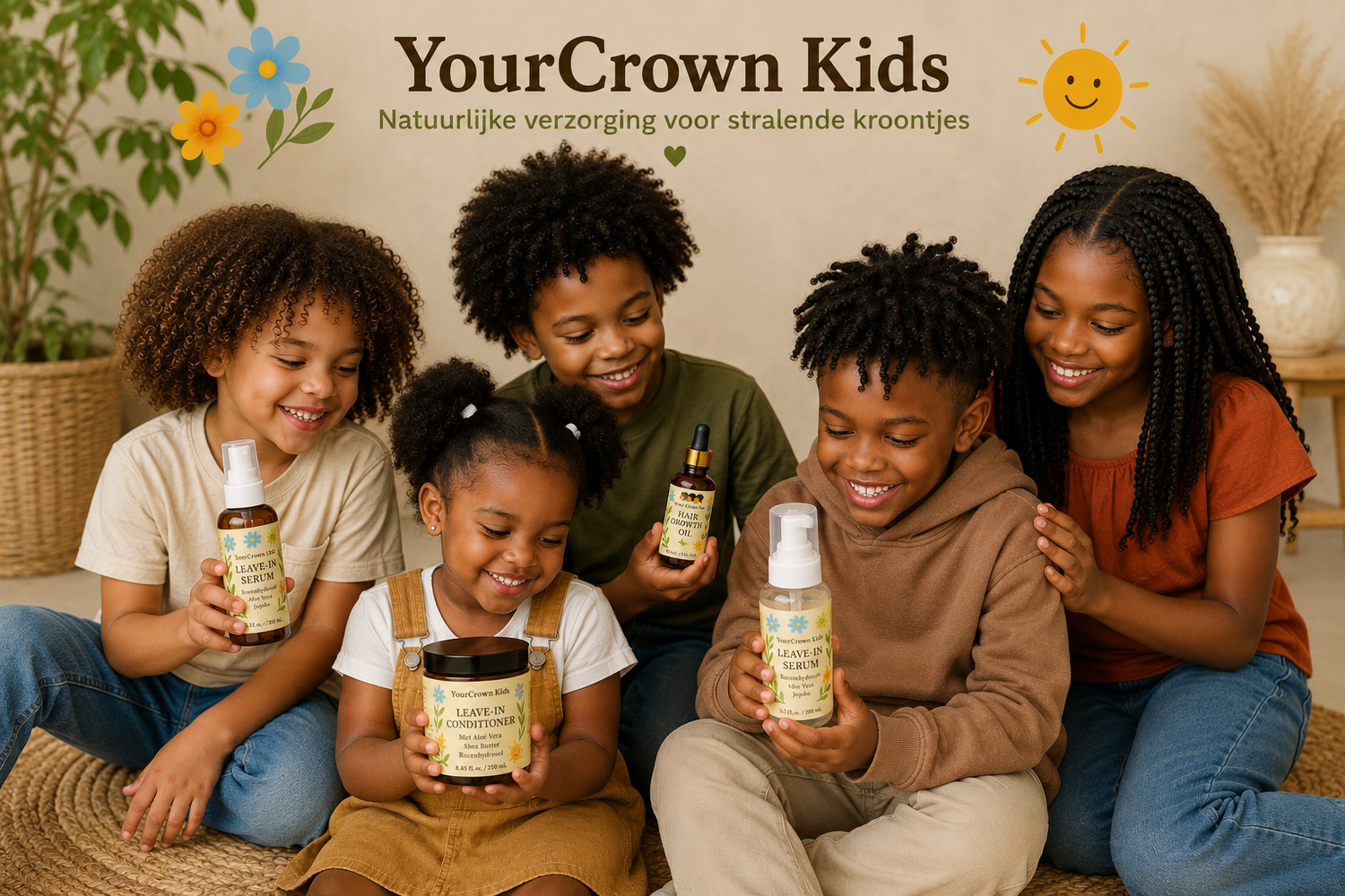 Kids – Natuurlijke & Milde Haarverzorging (Krullen & Coils)🌿