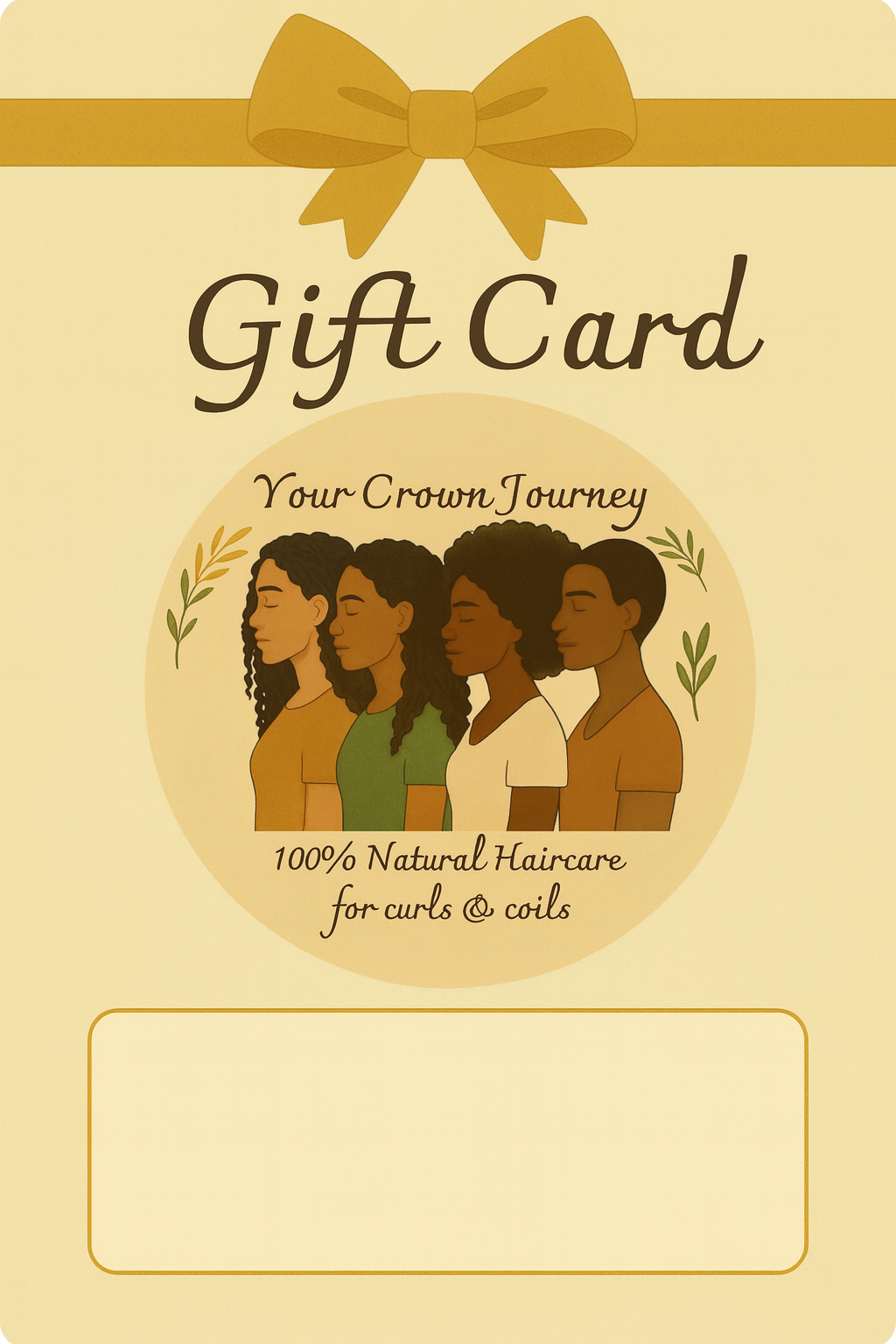 Een giftcard voor haarproducten haarverzorging en haardiensten