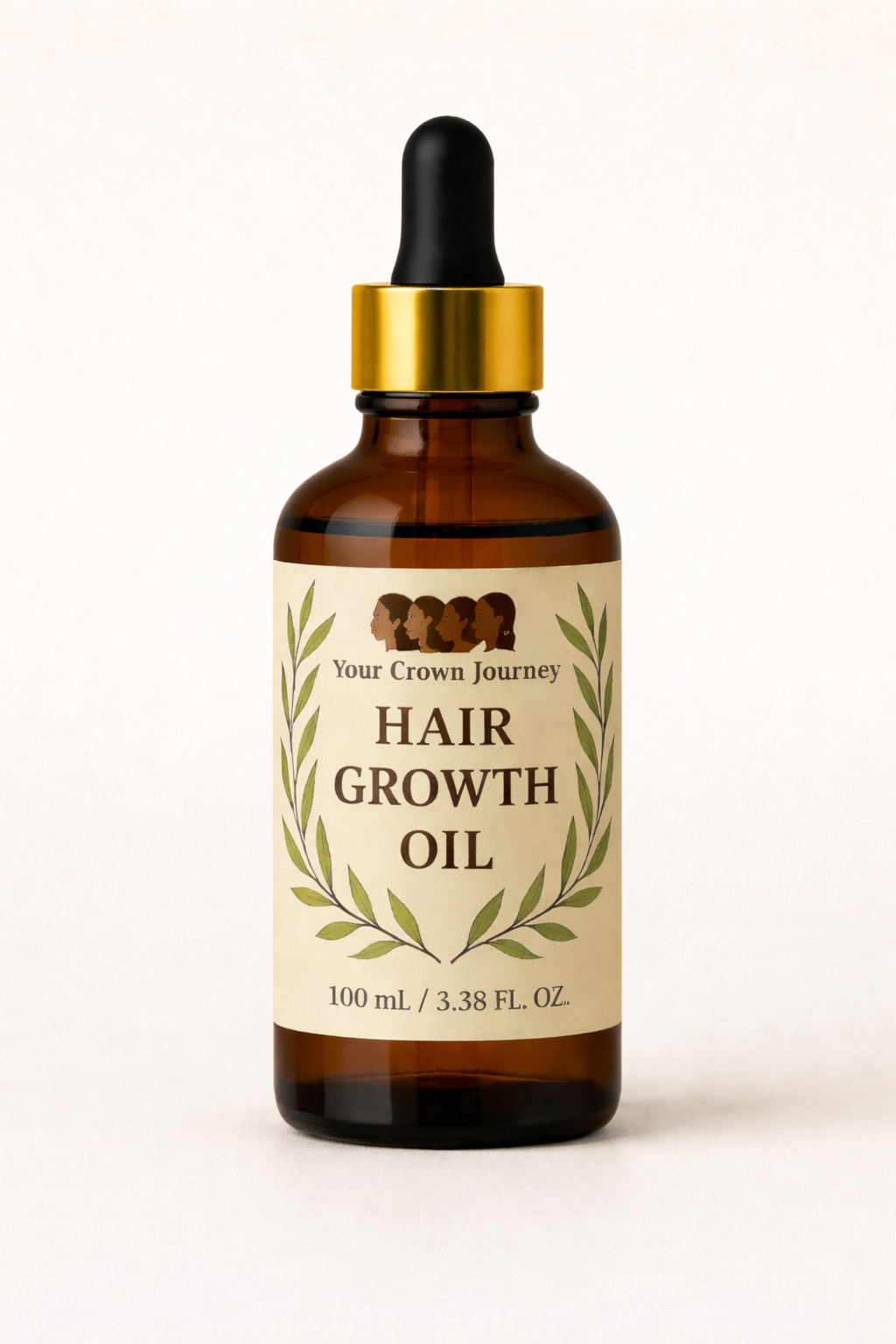 Haarolie voor haargroei en glans curly girl method – Your Crown Journey Natuurlijke Haargroei olie met rozemarijn, moringa, jojoba hibiscus, fenugriek castor oil shea oil amla oil rose bud msm bhringraj voor haargroei 100% natuurlijk zonder parabenen of sulfaten en siliconen voor kroes en curly krullend haar. 100 % natürliches Haarwachstumsöl mit Rosmarin, Moringa & Jojoba. Ohne Silikone, Parabene & Sulfate – perfekt für krauses & lockiges Haar. 