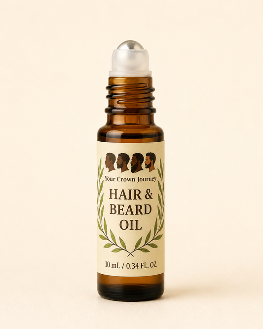 Your Crown Journey Hair & Beard Oil voor mannen – voedende haar- en baardolie